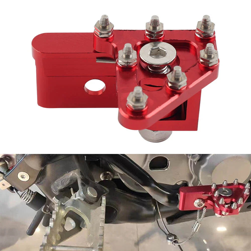 CNC Brake Pedal Lever Step Plate for Universal DRZ CRF SMR SMC SXC SX Red