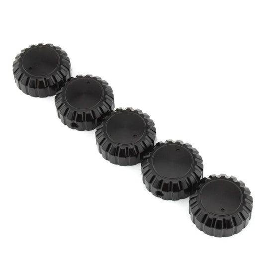 5Pcs Black Aluminum Radio Knobs for Honda GL1500 Goldwing (1988-2000)