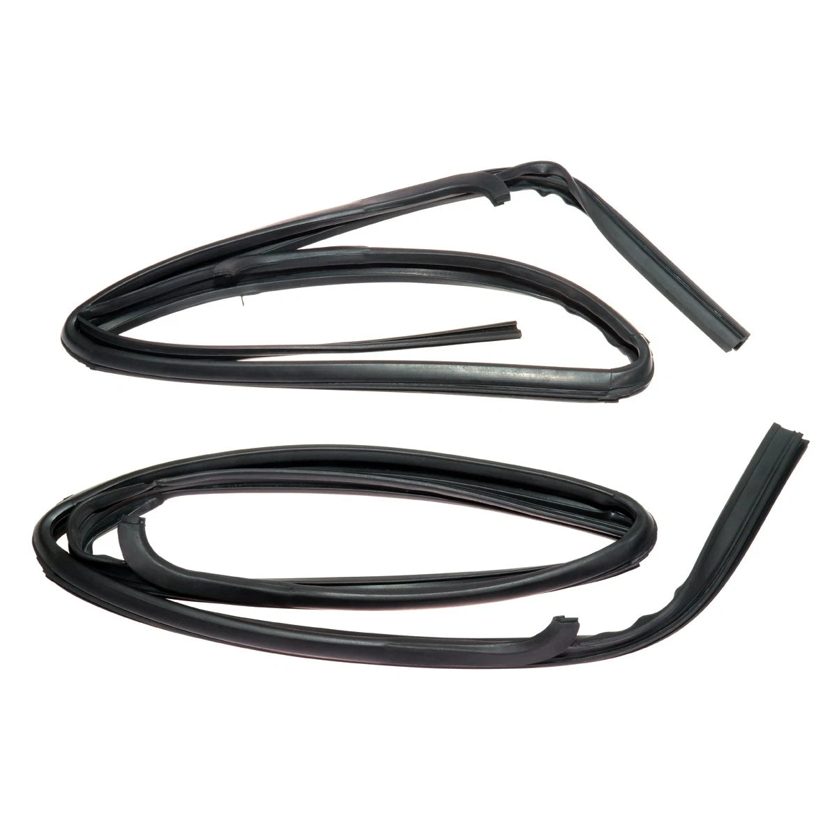 Set of 2 Rear Glass Run Channels for Toyota Hilux Pickup (1987–1997)
