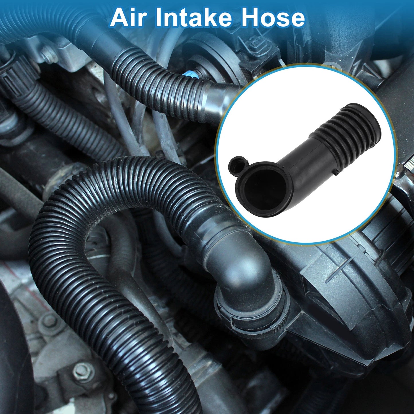 Engine Air Intake Hose for BMW 540i 740i 740iL (1993–1995) No. 13711747995