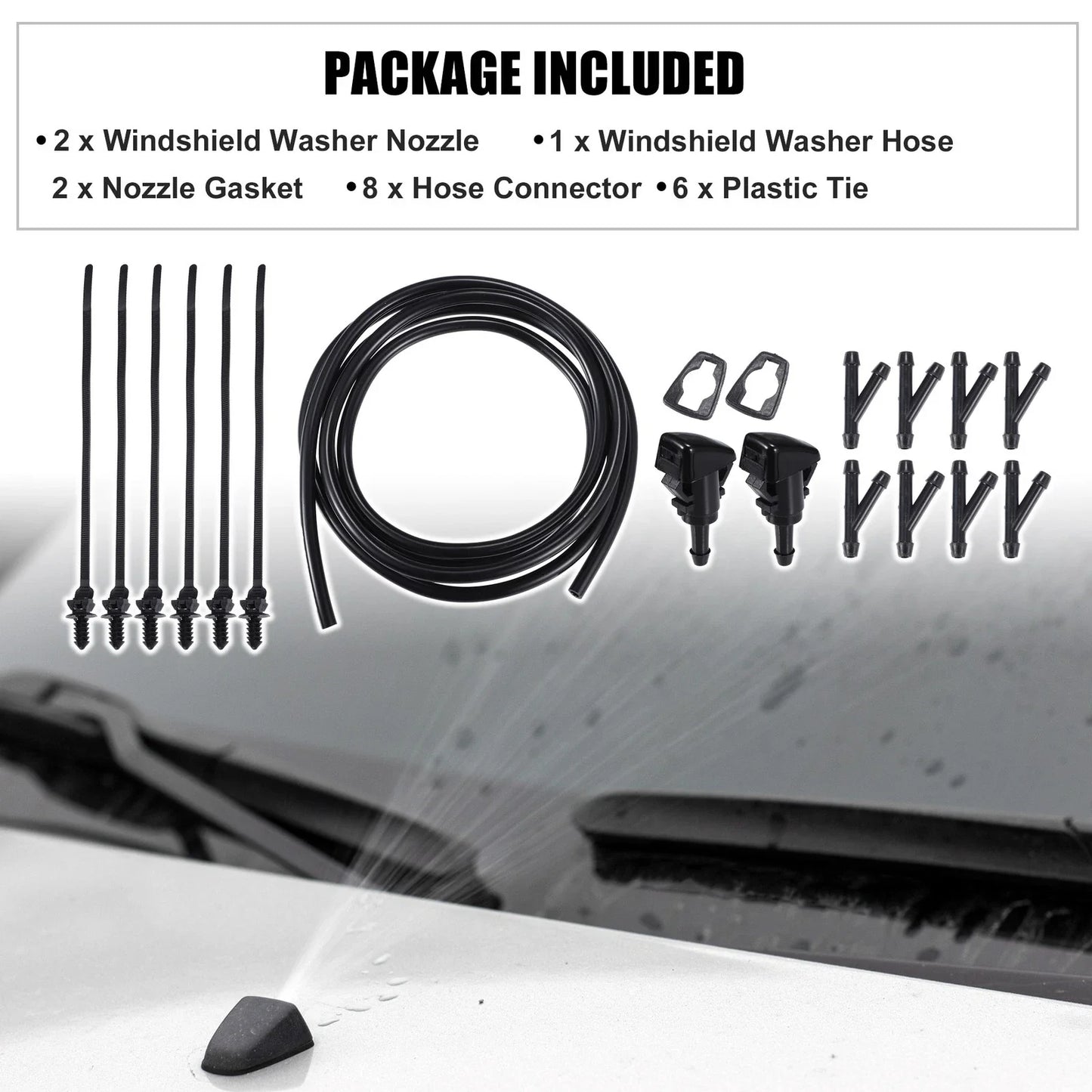Windshield Washer Nozzle Set for Chrysler 200 (2011)