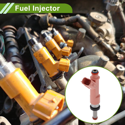 Fuel Injector for Toyota Corolla (2009–2013) 2RZ-FE Pink Silver Tone