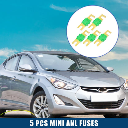 5pcs Mini ANL Fuses 30A for Car Motorcycle Boat (Universal)