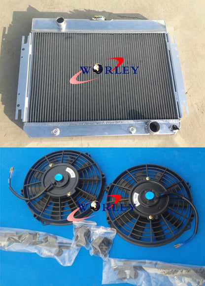 Alloy Radiator Shroud Fans for Chevy Impala El Camino 1963-1968 ()