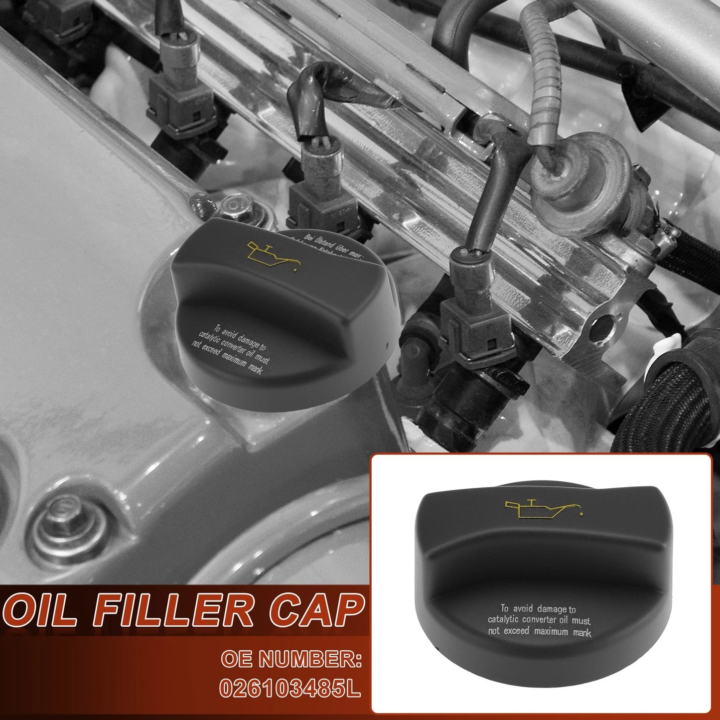 Oil Filler Cap for VW New Beetle (1998–2005) 026103485L