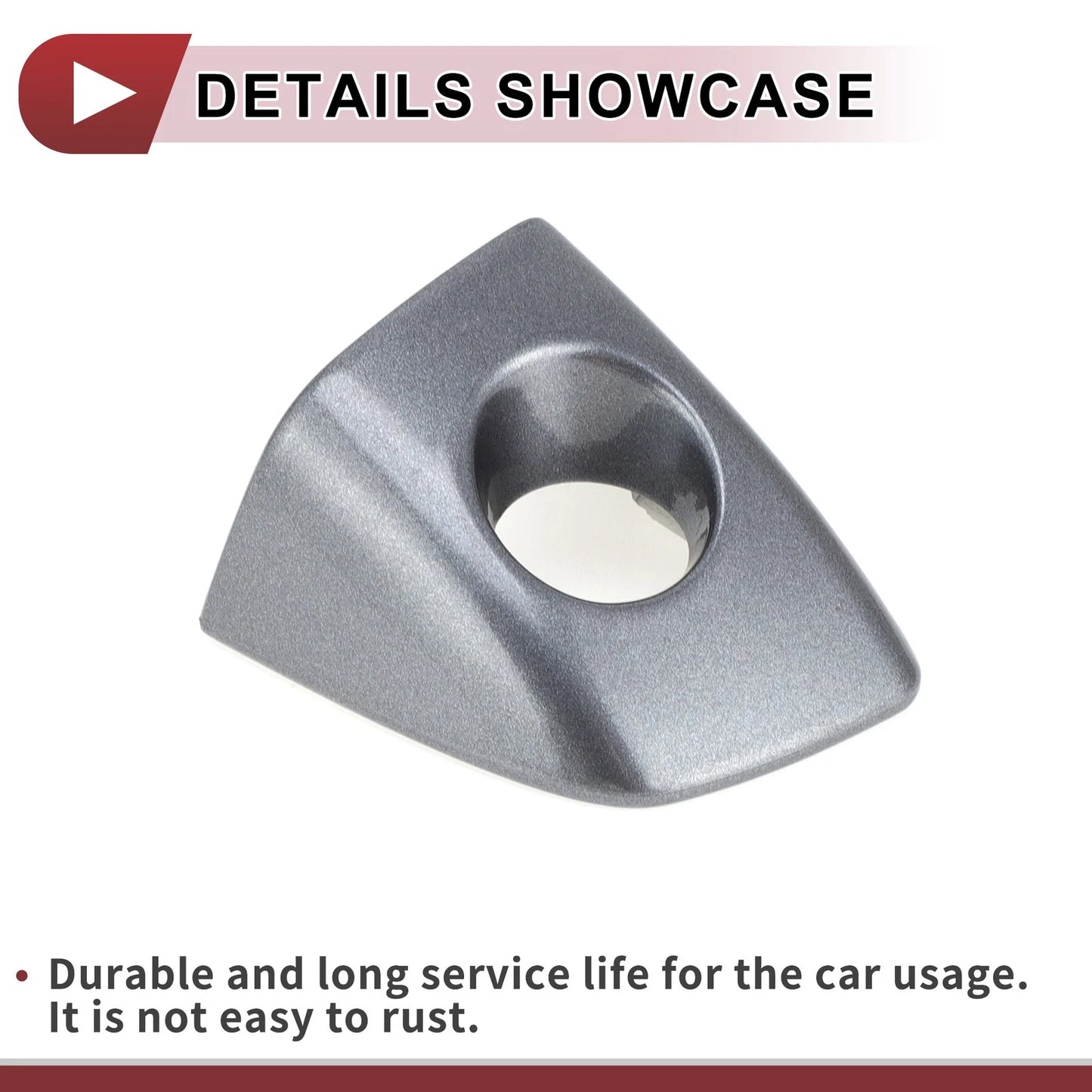 Front Left Door Handle for Audi A6 C7 (2011–2018) 4H1837879 Gray ABS