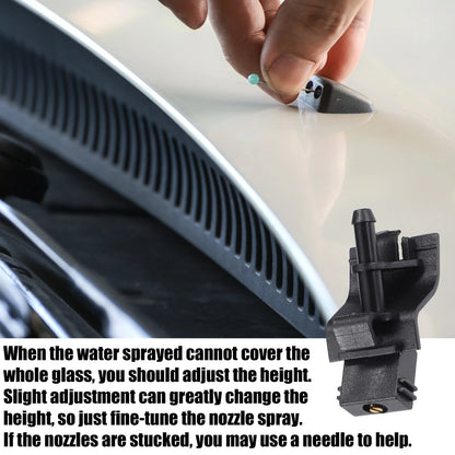 Set of 2 Windshield Washer Nozzles No. 85381-12300 for Toyota 4Runner