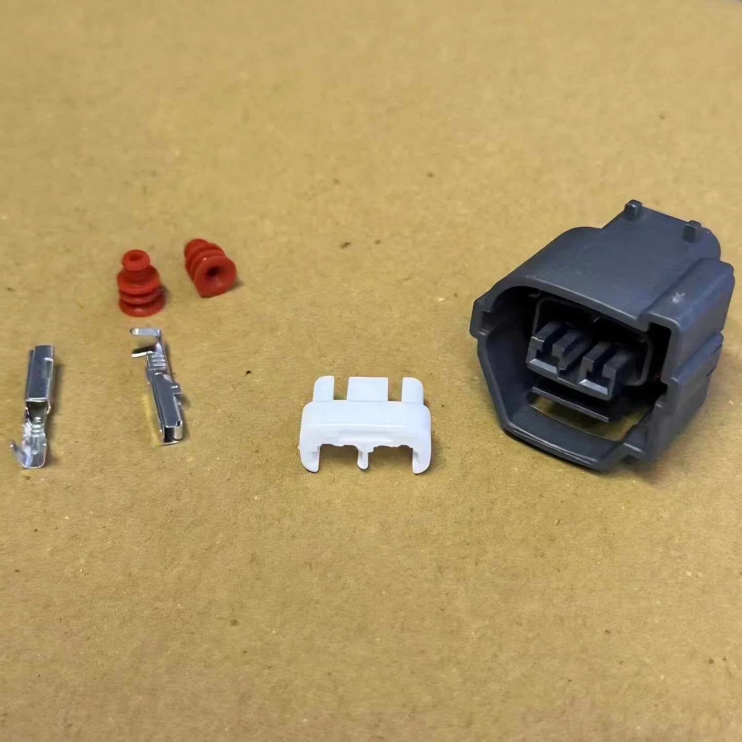 2 x Pins Ignition Coil Connector Plugs Grey for Hyundai Getz (2002–2011)