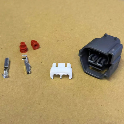 2 x Pins Ignition Coil Connector Plugs Grey for Hyundai Getz (2002–2011)