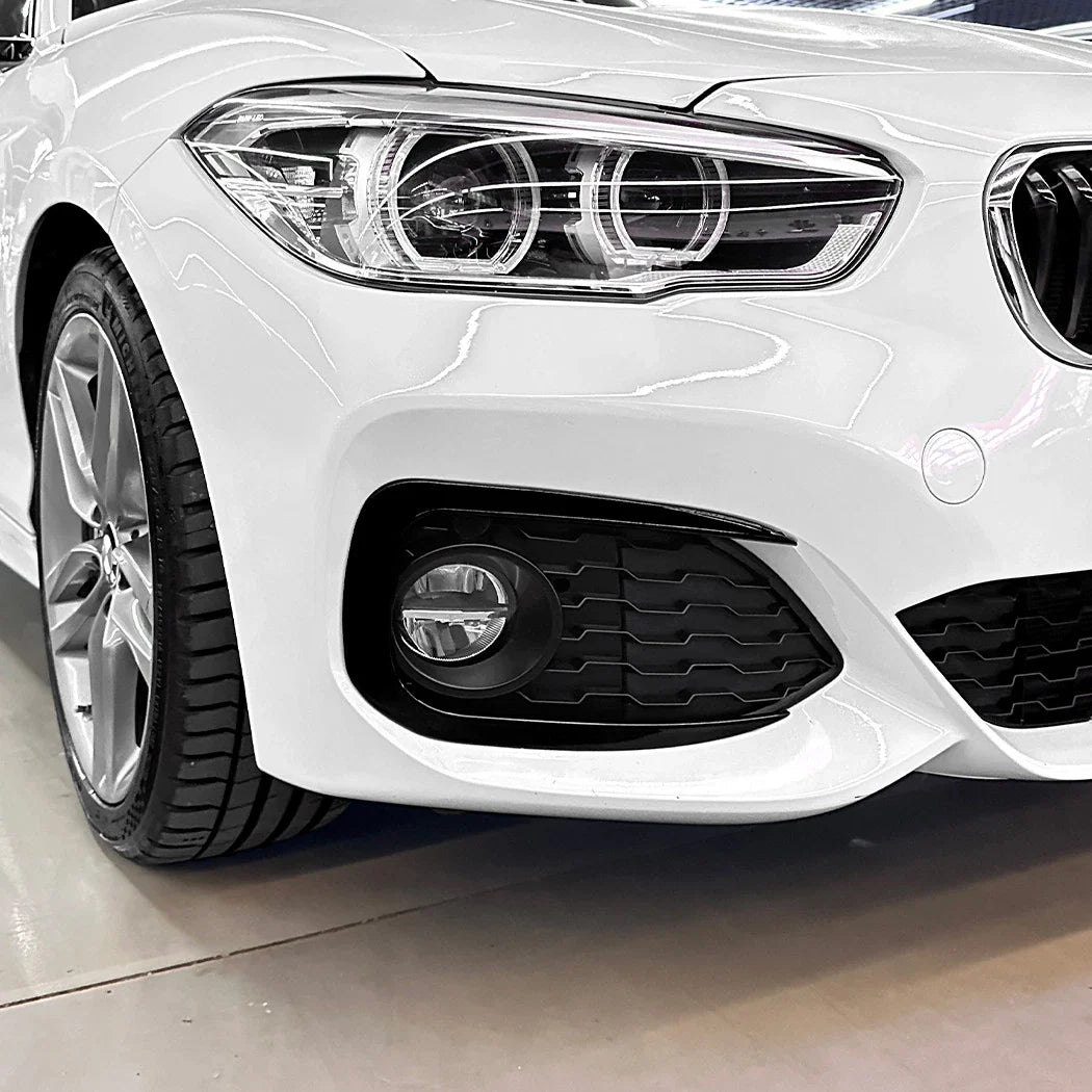 Black Side Vent C Canards Splitter for BMW 1-Series F20 F21 (2015–2019)