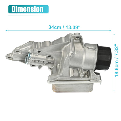 Engine Oil Cooler Housing Assembly for Mercedes-Benz C230 C280 (2003–2007) 2721800510