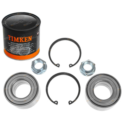 2X Front Wheel Bearing Kits for Honda Civic (1987–2000)