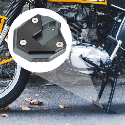 Set of 1 Kickstand Pad for Suzuki Hayabusa (2000–2023) - Black Titanium Tone