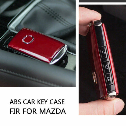 Red Remote Key Fob Cover for Mazda 3, CX-5, CX-9, CX-30 (2004–2023)
