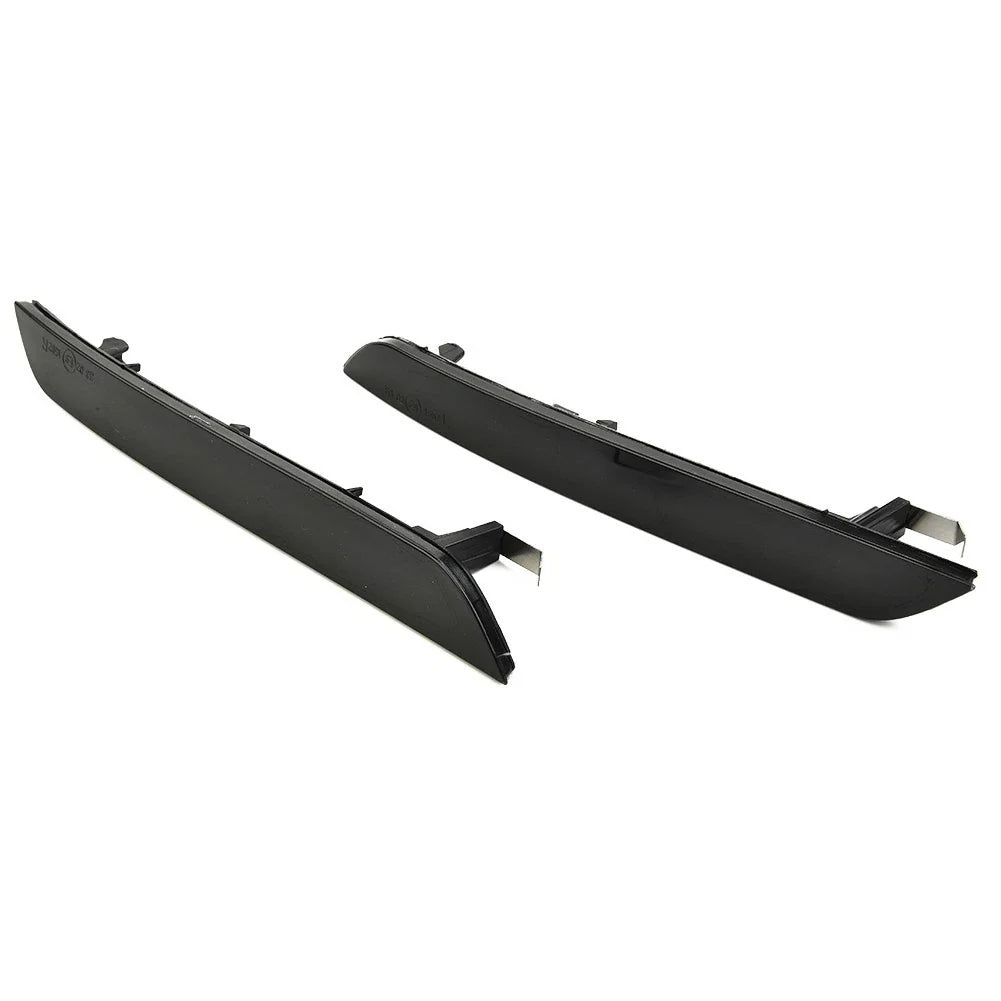 Smoked Black Side Logo Reflector Lamps