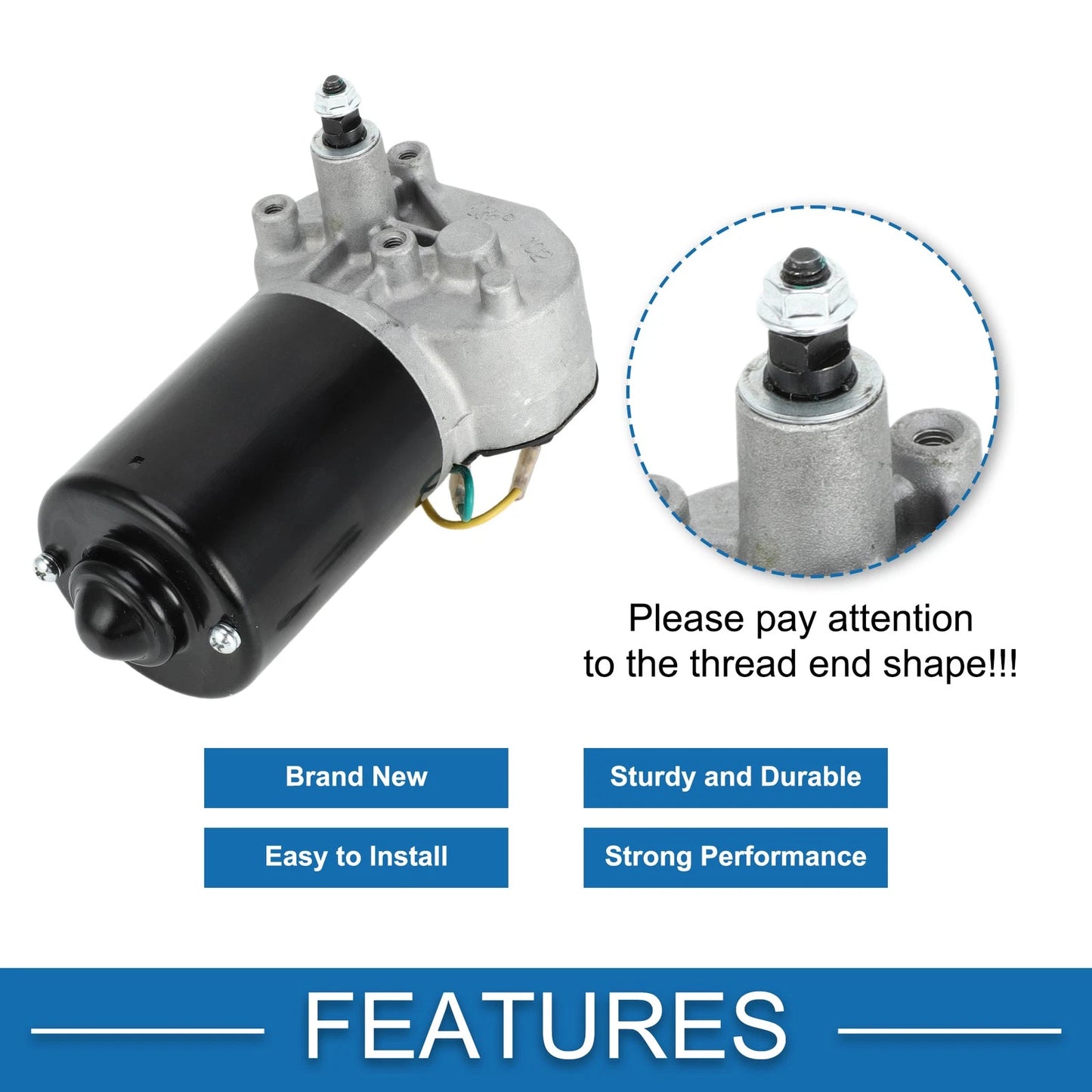 Front Windshield Wiper Motor for Chrysler Town & Country (1985–1987) No.4339449