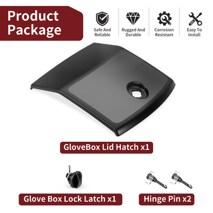 Glove Box Lid Lock & Pin for Yamaha WaveRunner FX FX Cruiser (2012–2018)