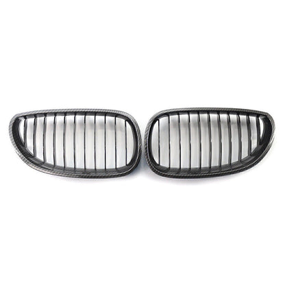 Carbon Fiber Look Front Kidney Grille for BMW 5 Series E60 E61 (2004–2009)