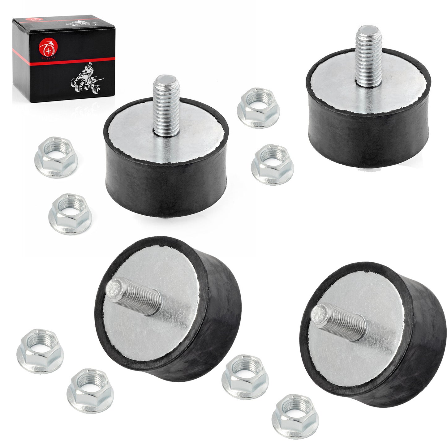 Set of 4 Engine Motor Mounts for Polaris Trail Boss 330/325, Trail Blazer 330