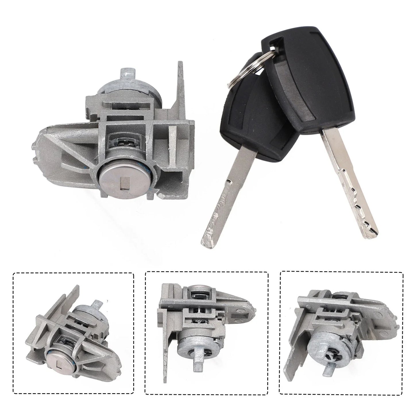 Front Door Lock Cylinder and Key for Ford Focus C Max