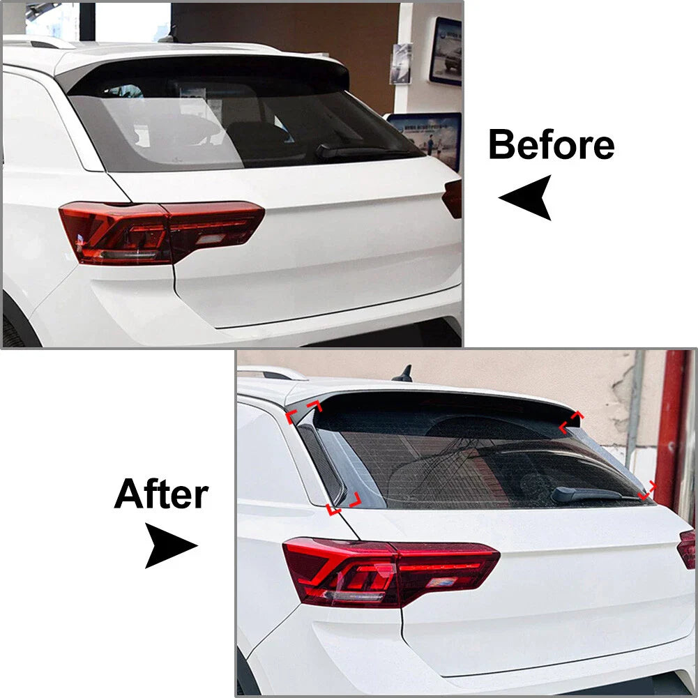 Glossy Black Rear Window Spoiler for VW T-ROC (2017-2024)
