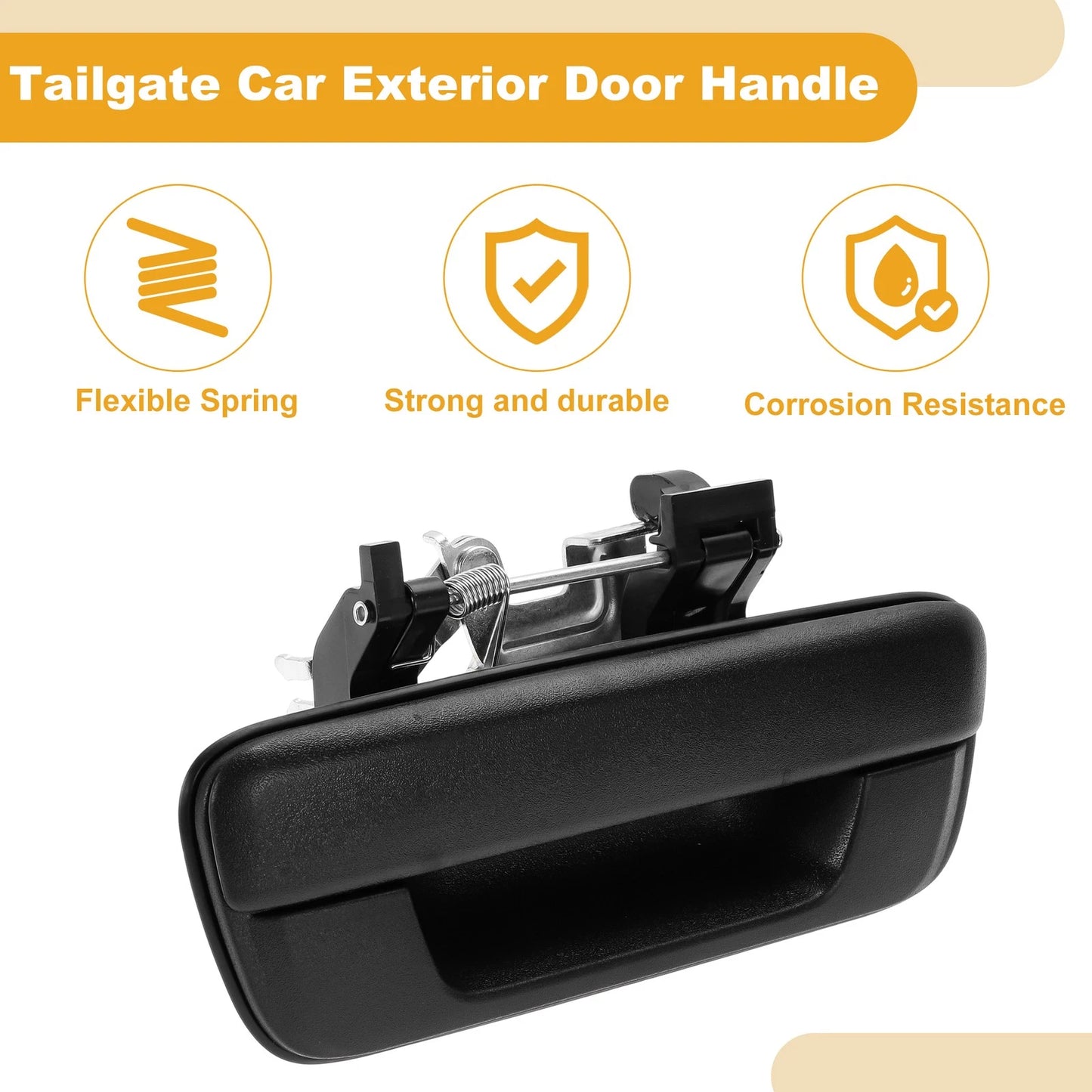 Tailgate Door Handle No.97319415 for Chevrolet Colorado (2004–2012) Black