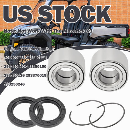 Front Wheel Bearing Seal Kit for Can-Am 1000 Max (2013–2023)