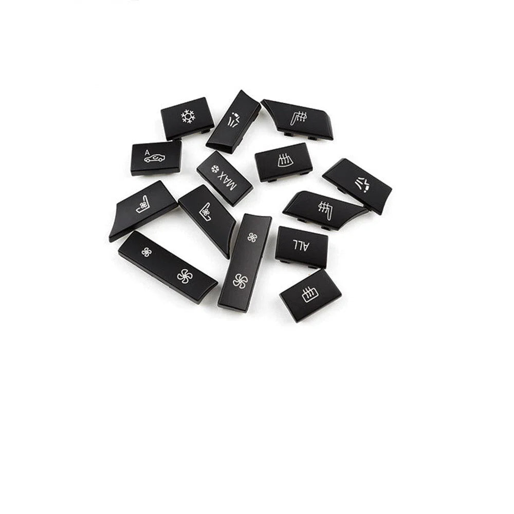 14Pcs A/C Switch Button Caps for BMW 5/6/7 Series (2010-2017)