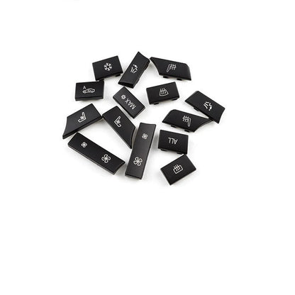 14Pcs A/C Switch Button Caps for BMW 5/6/7 Series (2010-2017)