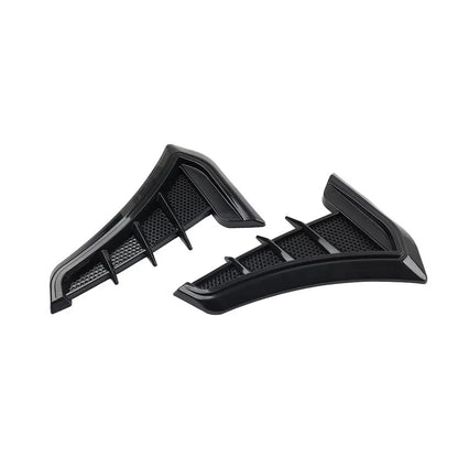 Black Fender Hood Air Flow Intake Trim for Car Side Ventilation Decals