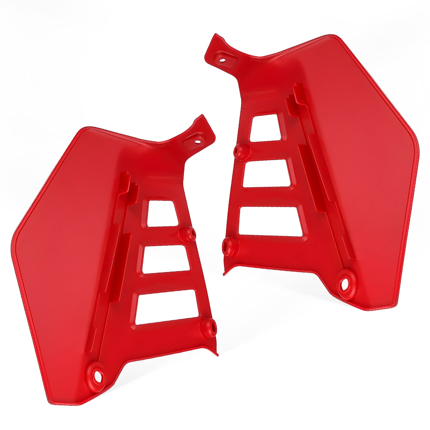 Set of 2 Red Radiator Shrouds for Honda ATC250R (1985–1986)