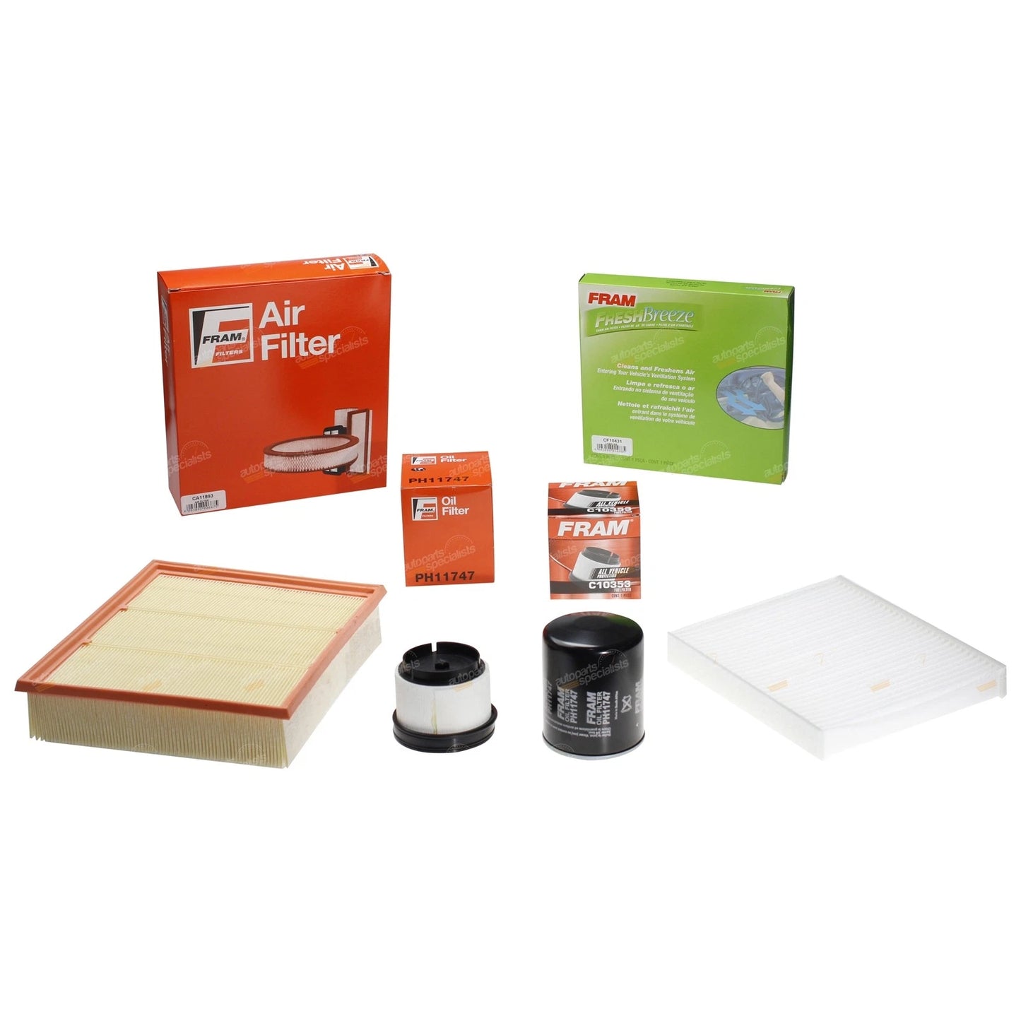 Filter Service Kit for Isuzu D-Max MUX (2012–2019)