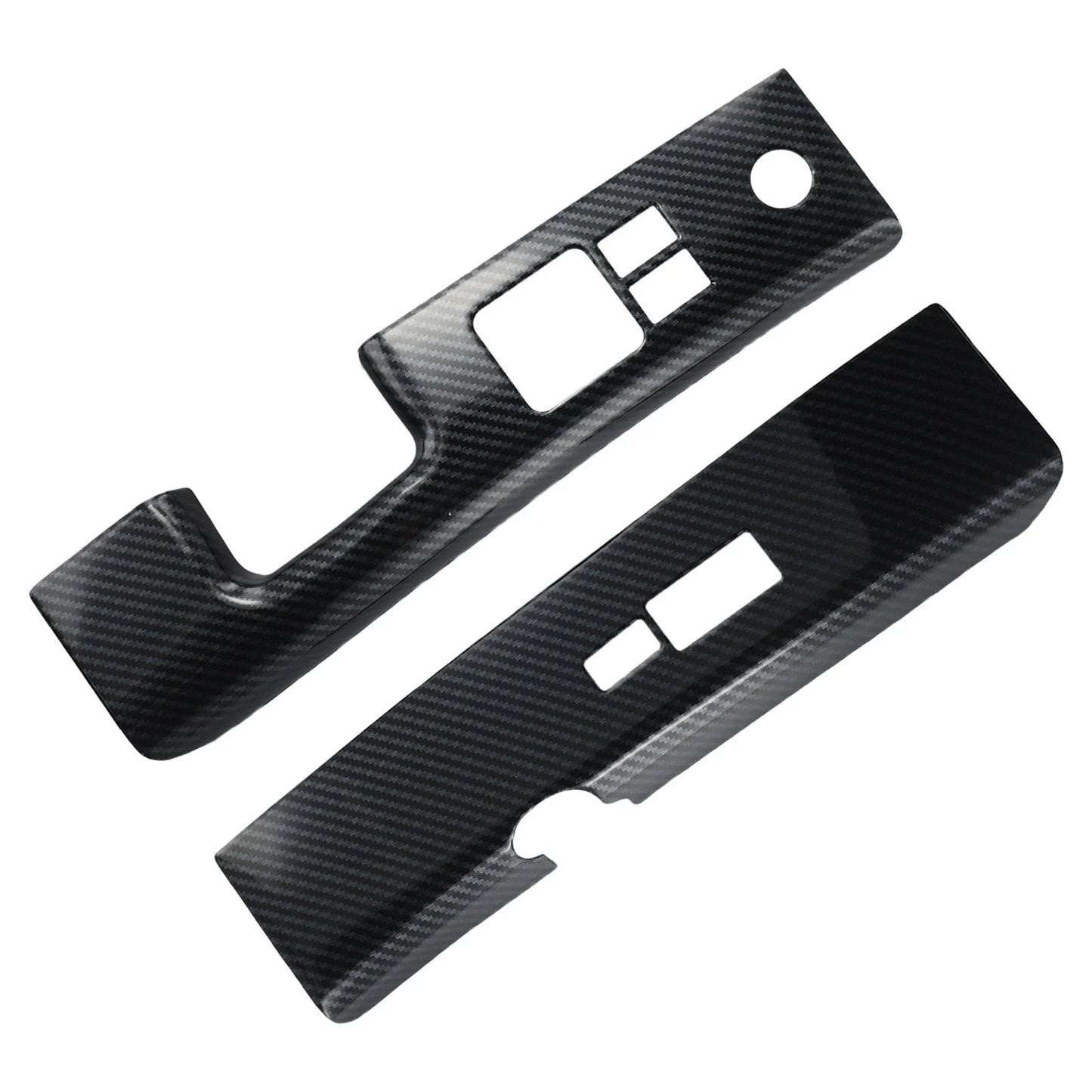 Carbon Fiber Car Interior Glass Switch Covers ABS for Nissan 350Z (2006–2008)