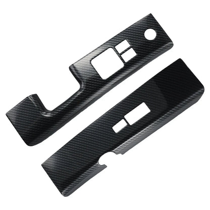 Carbon Fiber Car Interior Glass Switch Covers ABS for Nissan 350Z (2006–2008)
