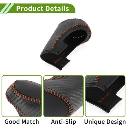 Gear Shift Knob Cover for Chevrolet Malibu Black Carbon Fiber (2016-2023)
