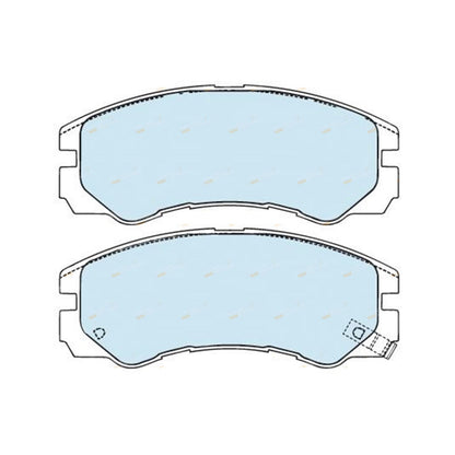 Set of 4 Front Disc Brake Pads for Holden Frontera (1995–2003) 4WD