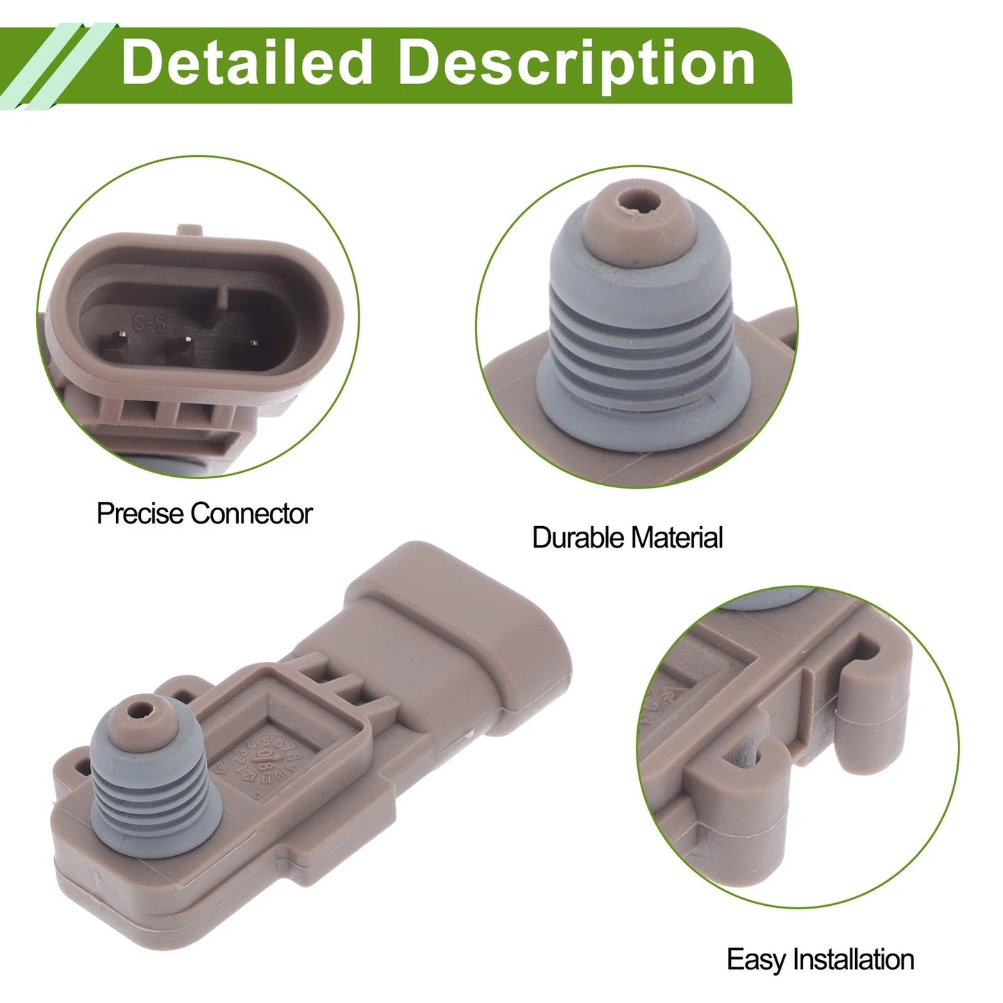 MAP Sensor for Chevrolet Avalanche (2007–2008) No.12247409