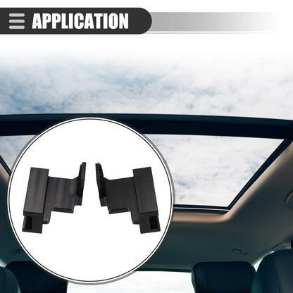 Sunroof Track Repair Kit for Ford Edge (2007–2014) Aluminum Alloy Black