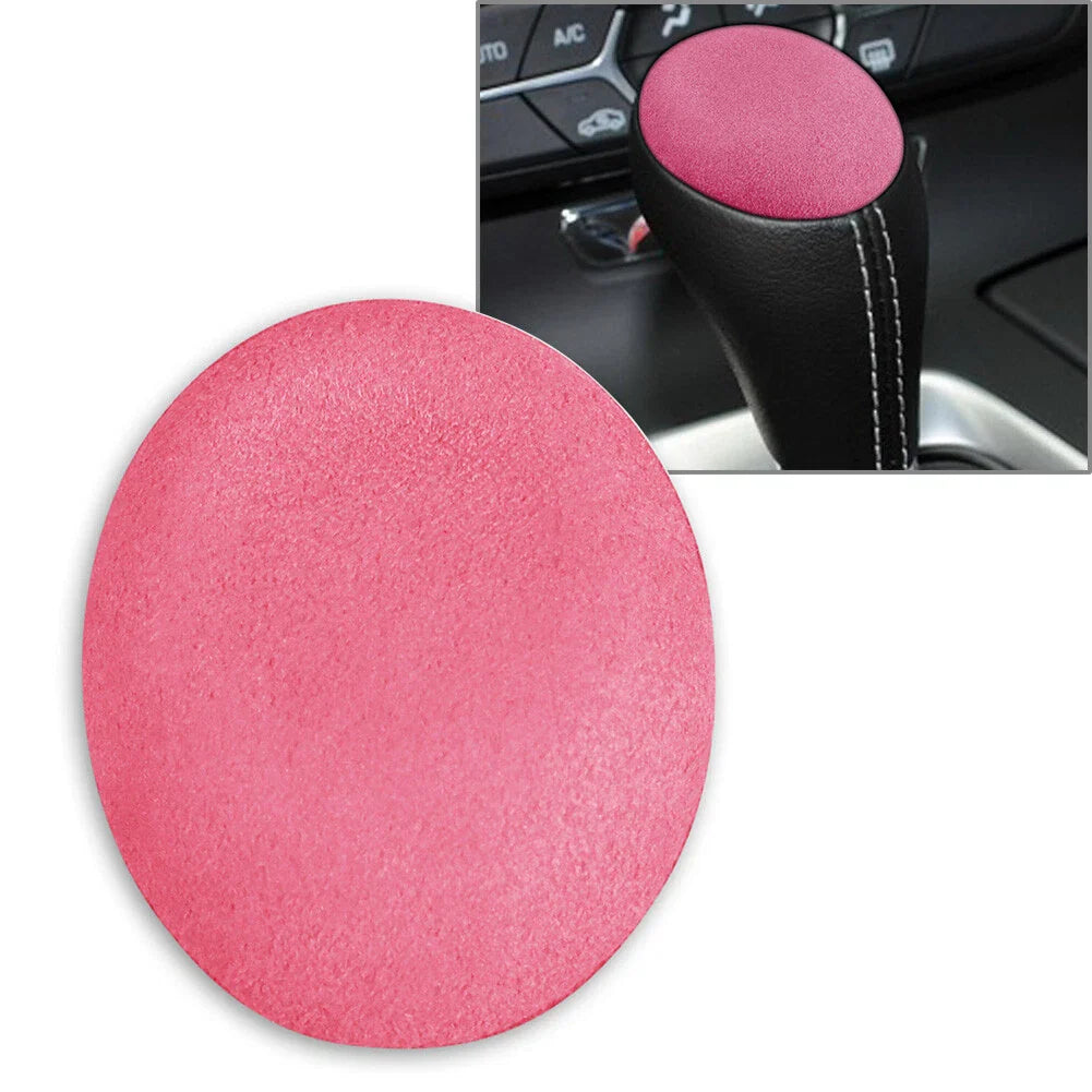Suede Gear Shift Knob Cover for Chevrolet Corvette C7 (2014-2019) Pink