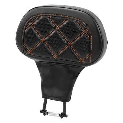Black Rider Driver Backrest for Harley Touring CVO Street Road Glide (1988-2023)