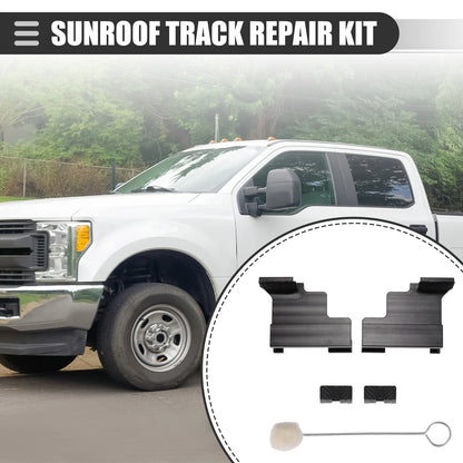 Sunroof Track Repair Kit for Ford Edge (2007–2014) Aluminum Alloy Black