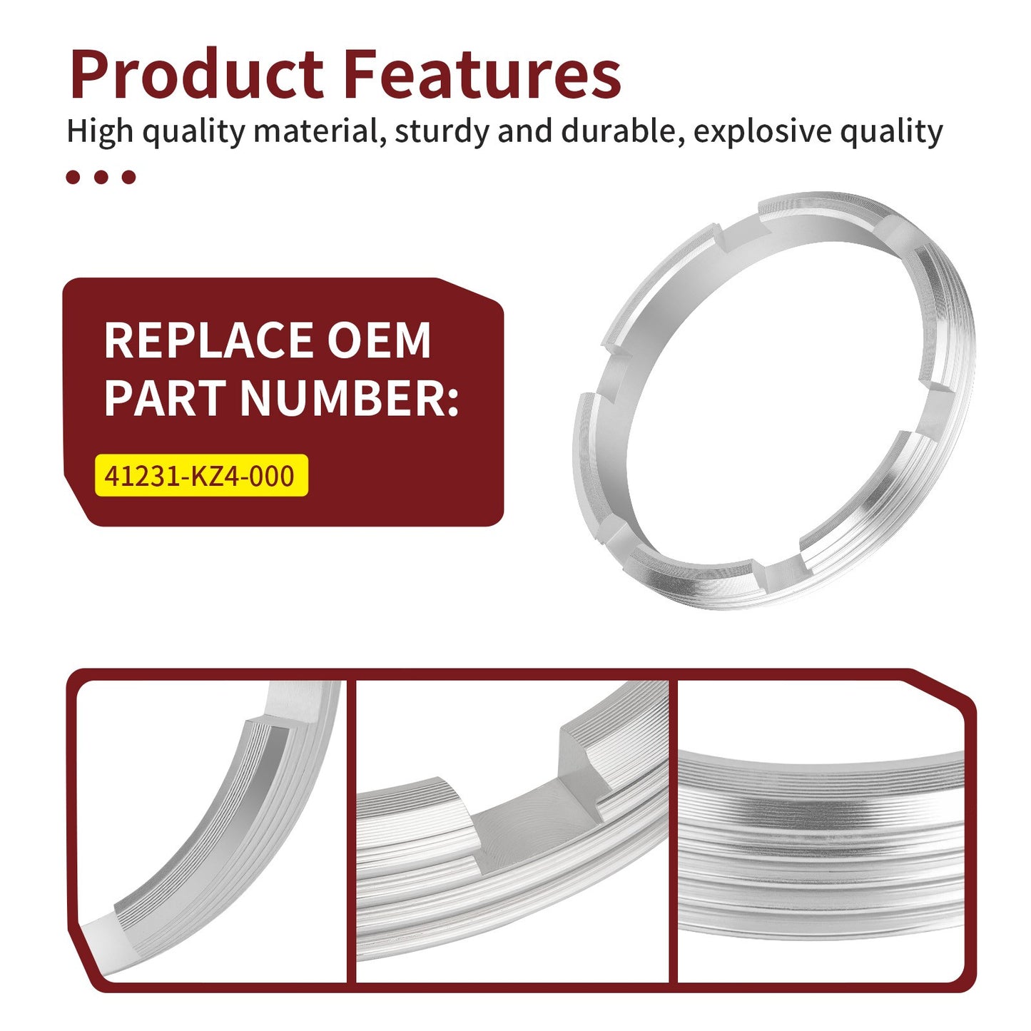 Rear Wheel Bearing Retainer for Honda CR500R (1984–2001)