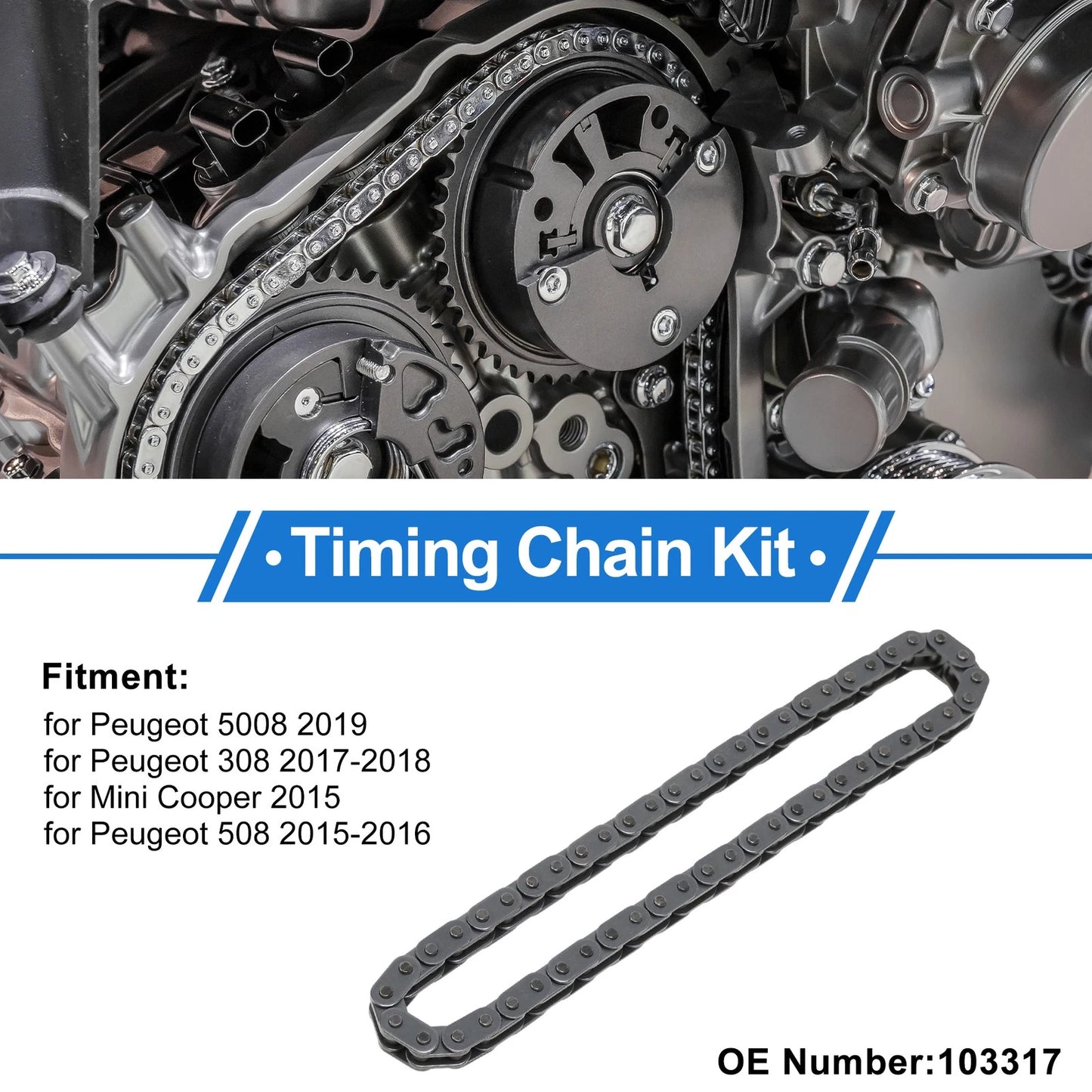 Timing Chain Kit for Peugeot 5008 (2019) No. 103317