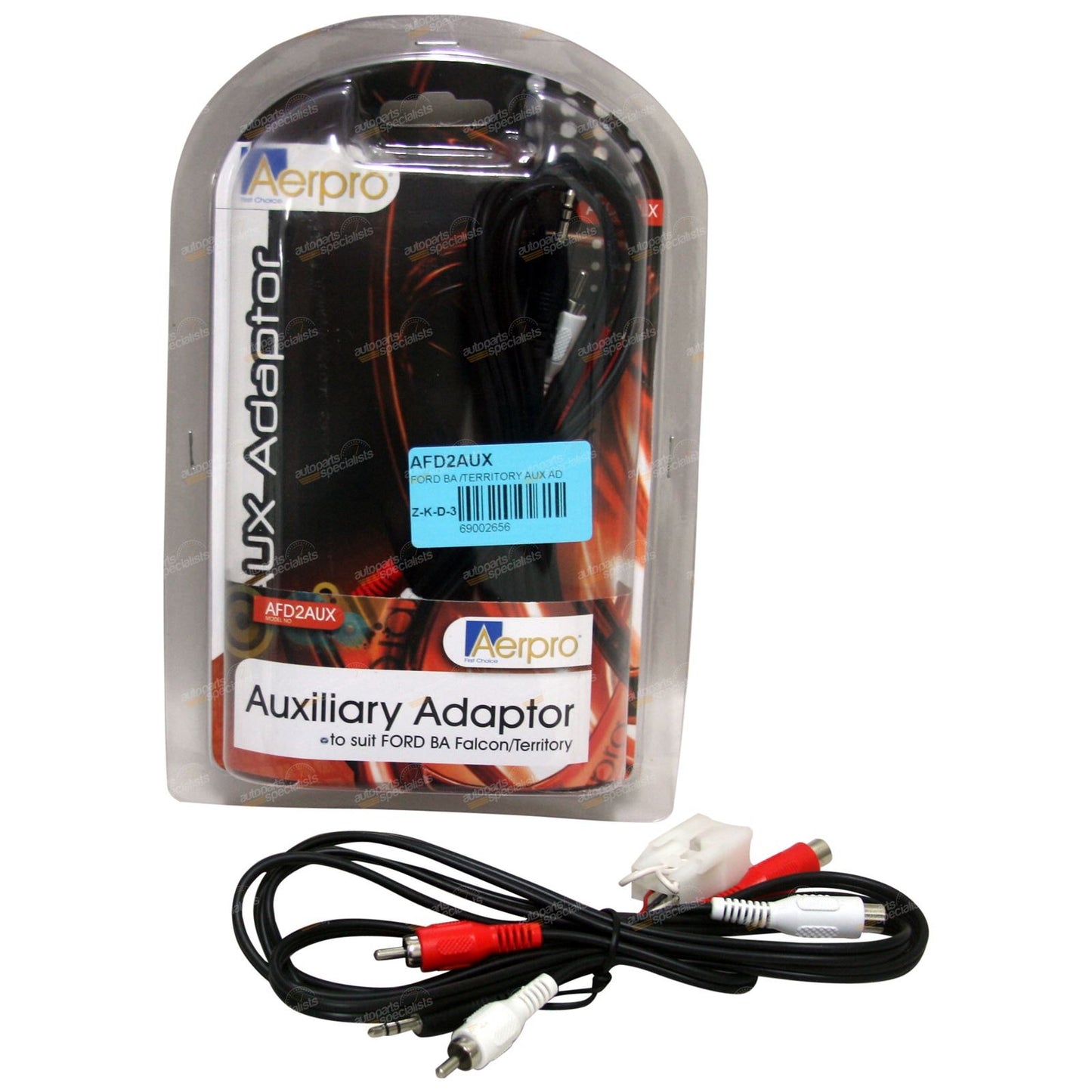Auxiliary Adaptor Cable for Ford BA BF Falcon Territory SX SY (2002–2016)