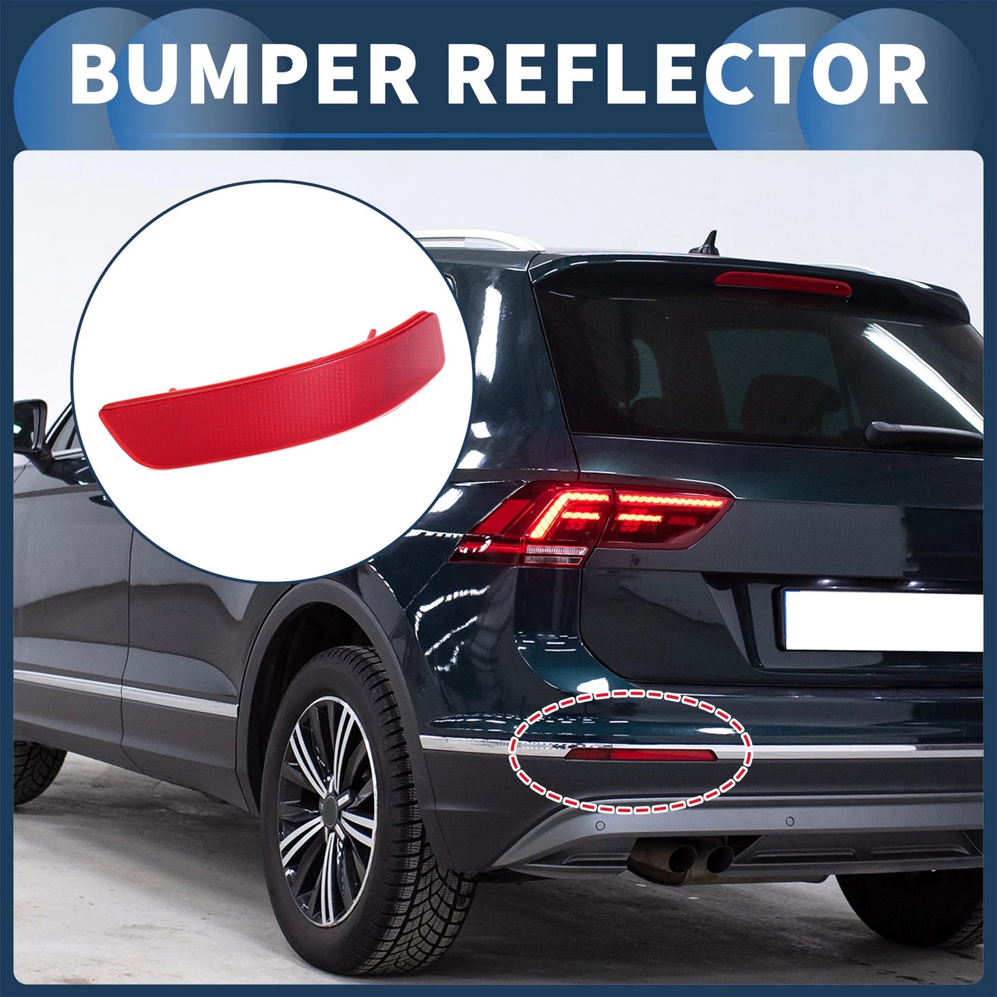 Bumper Reflector No. 81910-30040 for Lexus ES300h (2013–2018) Rear Right