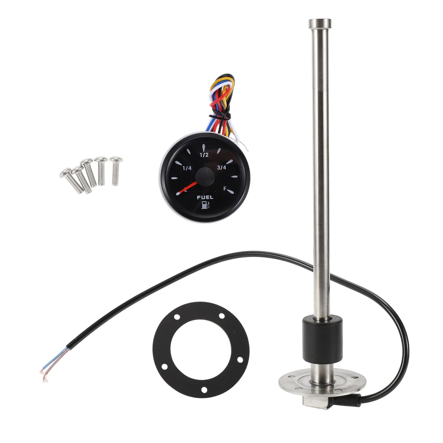 Fuel Sending Unit and Gauge Kit 240-33 Ohm for Boat Truck Vehicle