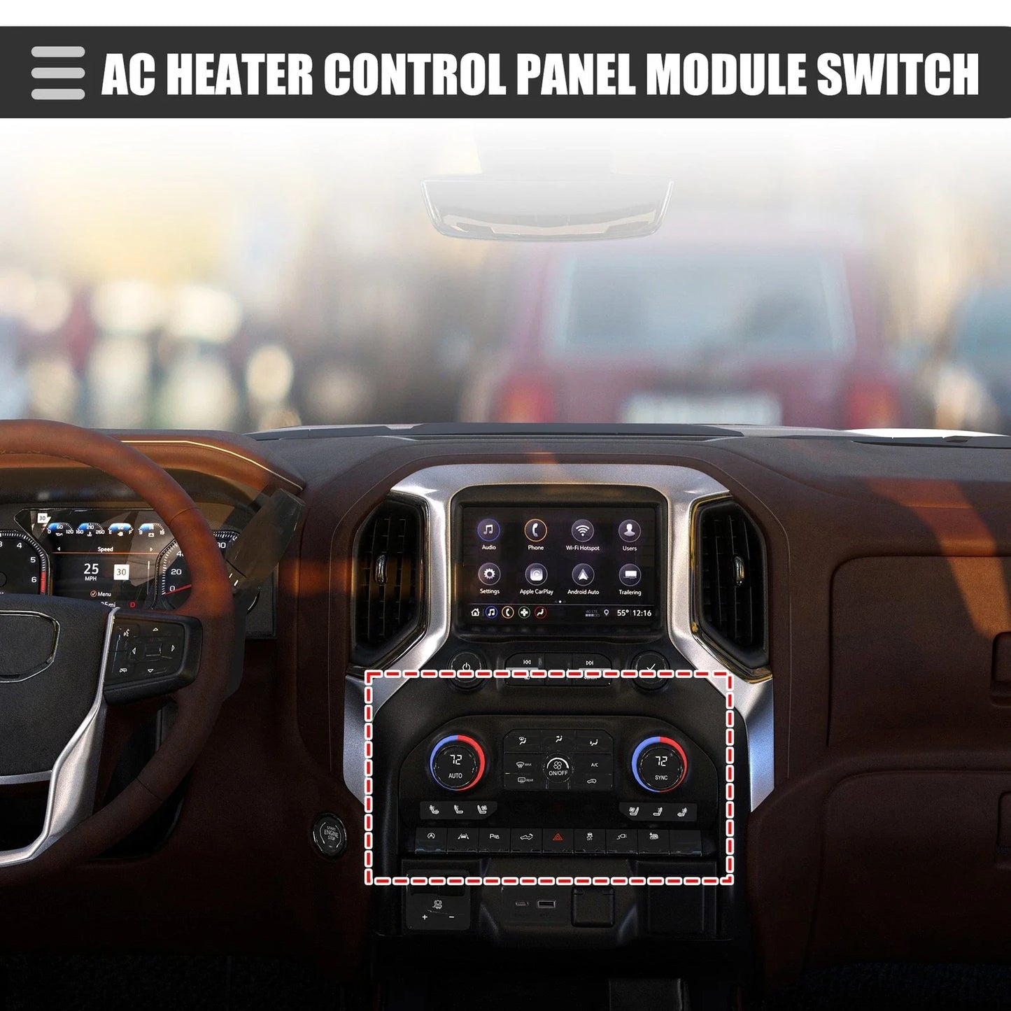 HVAC A/C Heater Climate Control Panel for Chevrolet Astro (1996-2005)