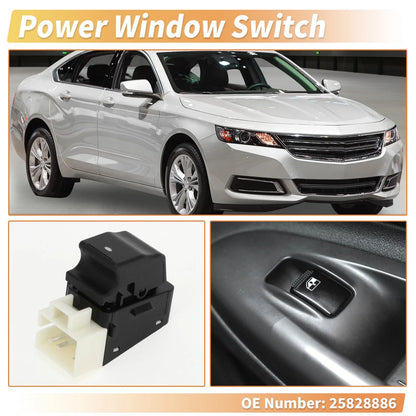 Rear Side Power Window Switch for Chevrolet Impala Limited & Buick (2014-2016)