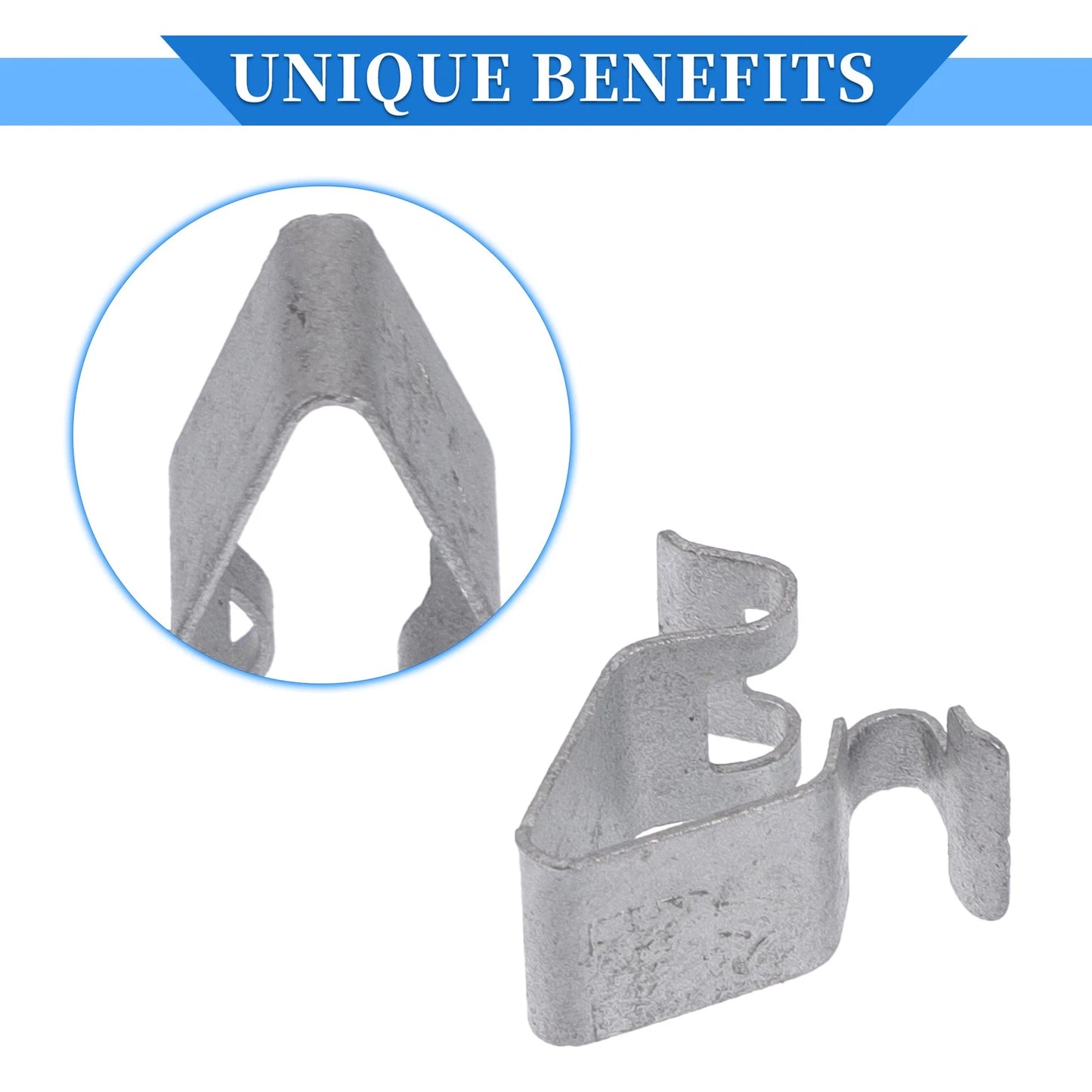 30 Pcs B-Pillar Trim Panel Clip for Volkswagen Beetle (1998–2019) Silver Tone