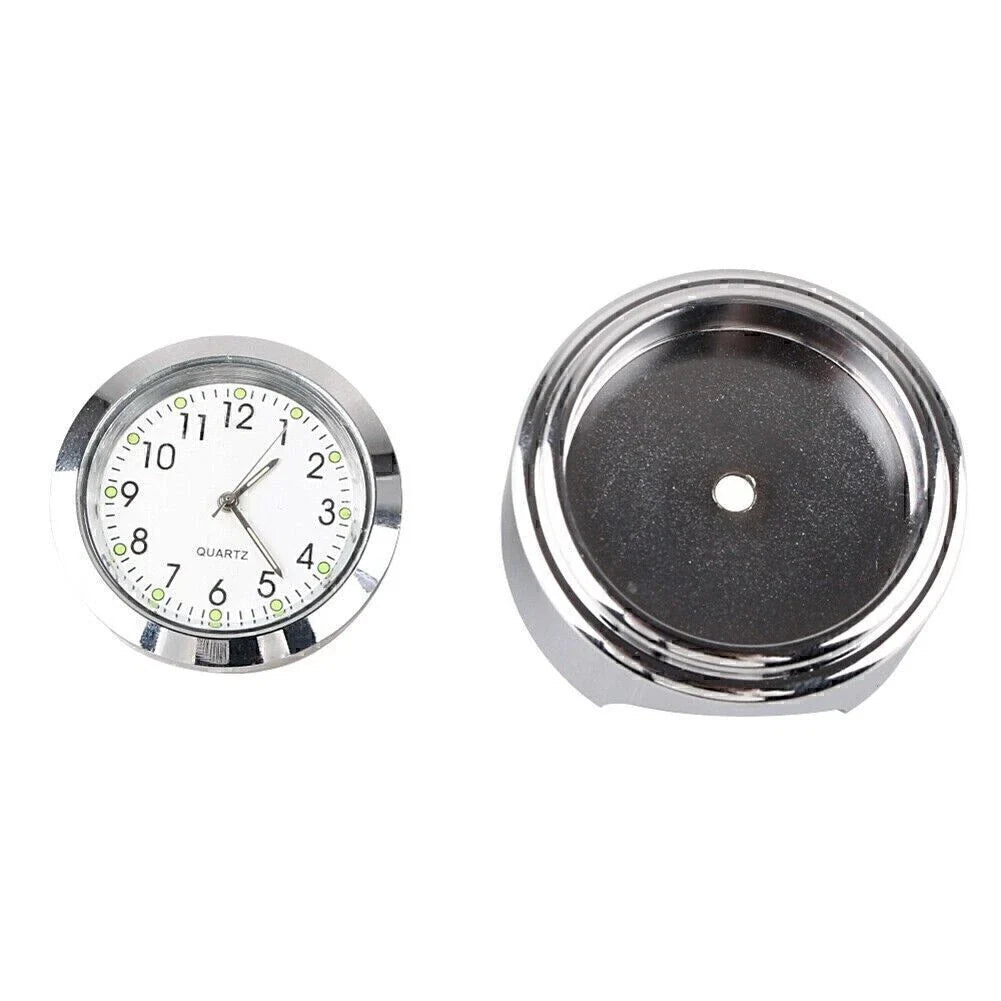 Digital Clock Time Gauge for Mini Motorcycle 7/8" Handlebar Mount (N/A)